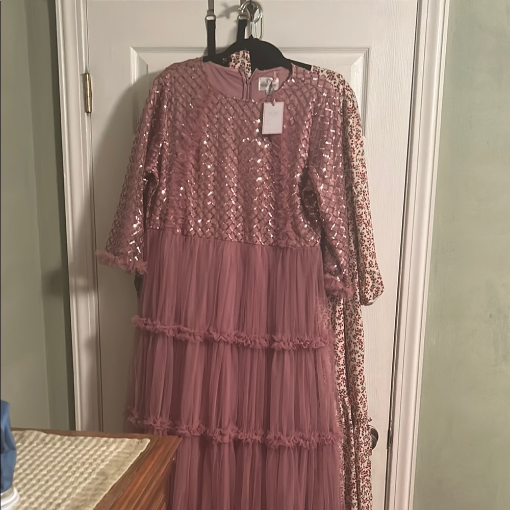 Dainty Jewells Pink Long Sleeve Dress